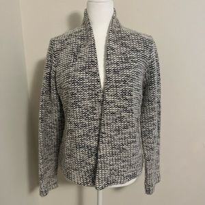 Club Monaco black and white textured sweater